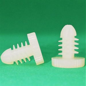 SUJETADOR DE NYLON GIRATORIO CABEZA MOLETEADA SIN RANURA UNSLOTTED KNURLED HEAD SPIN CLIP